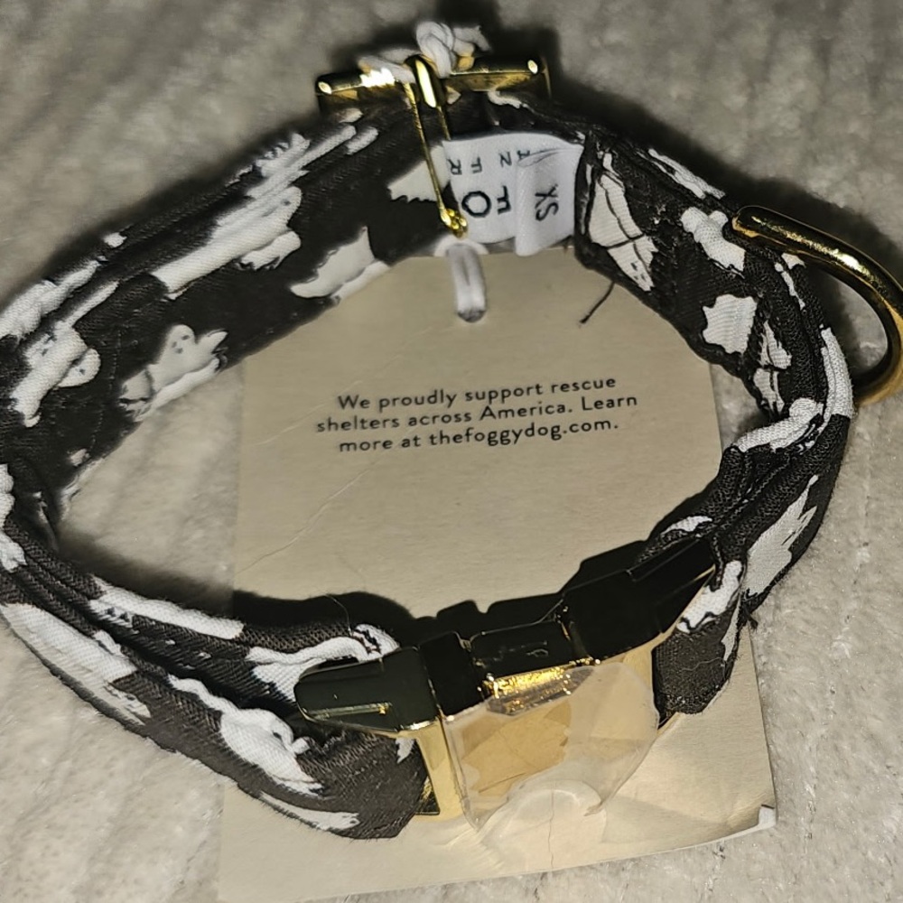 The Foggy Dog Ghosts Collar (XS)